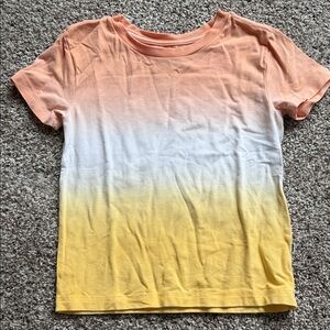 Little Sleepies Peach and Yellow Ombre Kids Shirt